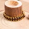 Rudraksha Bracelet for Men Gold Plated Designer Himalayan Bead Bracelet 5-mukhi Face Rudraksha Bead with Golden Color Stainless Steel Spiritual Jewelry for Positive Energy, Prosperity